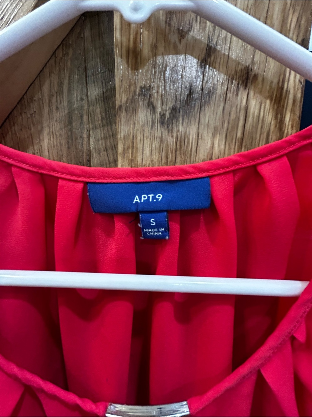Apt. 9 Girls' Bright Red Pleated One-Piece